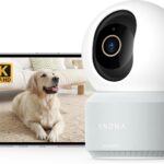 Anona Pano 4K UHD Innenüberwachungskamera – 360° Auto-Tracking, Wi-Fi 6, KI-Erkennung