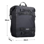 Rhinowalk Motorradtasche 20L – Modulare Satteltasche mit Wasserschutz & Schultergurt – Bild 2