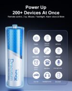 Dracutum AAA Wiederaufladbare Lithium Akkus 8er Pack – 1300mWh mit Schnellladegerät – Bild 8