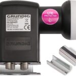 GSS Quad LNB mit LTE-Filter & 0.1dB – Digitaler 4K Satellitenempfänger für 4 Teilnehmer