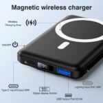 AOGUERBE MagSafe Powerbank 10000mAh – Kabelloses Schnellladen für iPhone 17/16/15/14/13/12 – Bild 2