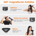 Faszin Haartrockner mit bürstenlosem Motor – Profi-Föhn mit Ionentechnologie für Salon & Zuhause – Bild 6