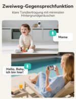 GHB Babyphone mit Kamera – 3,2 Zoll LCD, Nachtsicht & Temperatursensor für sichere Überwachung – Bild 6