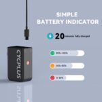 CYCPLUS AS2 Mini-Elektropumpe 100PSI – Tragbare E-Pumpe mit Akku für Fahrräder – Bild 7