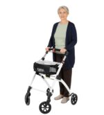 KMINA Indoor Rollator Schmal 54 cm – Faltbarer Wohnungsrollator mit Tablett für Senioren – Bild 8