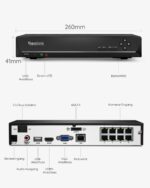 Reolink 8-Kanal 4K PoE NVR mit 2TB Festplatte – Professionelles Überwachungssystem für Haus & Gewerbe – Bild 8
