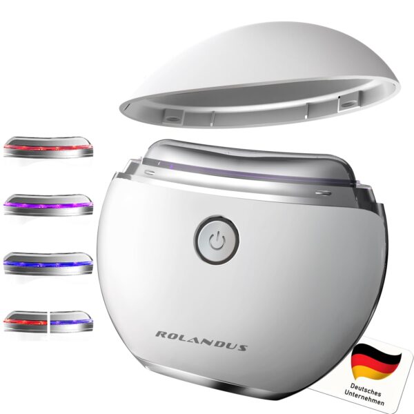Rolandus® EMS Gua Sha Massagegerät mit Vibration & Wärmefunktion – Anti-Aging Gesichtsmassager