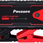 Povasee Auto Starthilfe 5000A – Jump Starter Powerbank für 12V Fahrzeuge
