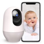 nooie 1080P HD Babyphone mit 360° KI-Tracking – WLAN Baby Monitor mit Gegensprechfunktion