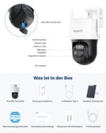 Reolink 4K PTZ Überwachungskamera mit Dual Lens & Auto-Tracking – Solar WLAN Kamera für Aussen – Bild 10