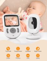 TakTark Babyphone mit Kamera 2,8 Zoll 720p – Sicheres Überwachen ohne WLAN – Bild 2