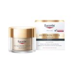 50 ml Eucerin Hyaluron-Filler + Elasticity Nachtpflege – Anti-Aging Gesichtscreme mit Hyaluronsäure & Thiamidol für alle Hauttypen