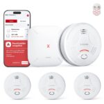 X-Sense Smart-Rauchmelder WLAN SD11-MR31 – Funkvernetzt mit App & Basisstation, 3er Set