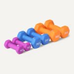 Amazon Basics Neopren Hanteln 3er-Set (1–3 kg) – Gewichte mit Ständer für effektives Training – Bild 3