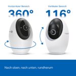 Tapo C260 4K Überwachungskamera Innen – 360° Rundumsicht mit KI-Erkennung & Bewegungsverfolgung – Bild 5