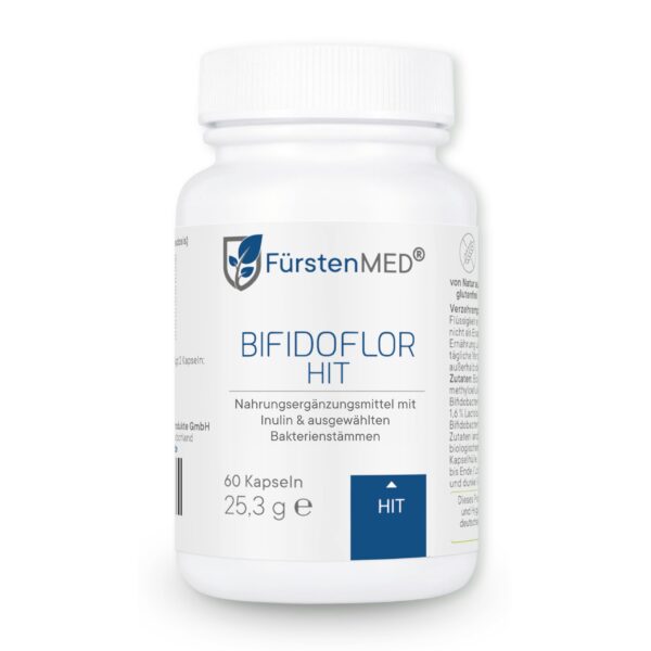 FürstenMED Bifidoflor HIT – 60 magensaftresistente Kapseln mit Lactobacillus & Bifidobacterium