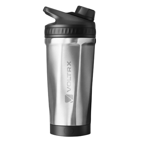 VOLTRX ChillMix 16oz Elektrischer Protein-Shaker – USB-C Edelstahl Mixer für Proteinshakes