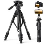 Lamicall Kamerastativ 170cm mit Schnellöffnung & 8kg Tragkraft – Profi-Tripod mit Handyhalterung