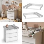 Vicco Wickelaufsatz Wicko 80 x 76 cm – Sicherer Wickeltisch für Kommoden – Bild 7
