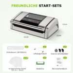 Bonsenkitchen Vakuumiergerät VS5100 – 15 L/min Hochleistungs-Vakuumierer mit Schneider – Bild 2