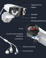 Reolink Duo 3 PoE 16MP Dual-Objektiv Überwachungskamera – 180° Panorama mit Farb-Nachtsicht – Bild 10