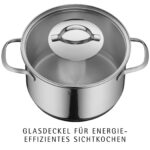 WMF Provence Plus 5-teiliges Topfset – Edelstahl Induktionskochtöpfe mit Glasdeckel – Bild 4