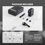 ROCKBROS Elektrische Fahrradpumpe 120PSI – Tragbare Mini-Luftpumpe mit Manometer für alle Fahrräder – Bild 6