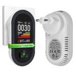 MOES 4-in-1 CO- & Gasmelder mit Steckdose – Intelligente Raumüberwachung für Haus & Wohnmobil