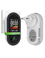 MOES 4-in-1 CO- & Gasmelder mit Steckdose – Intelligente Raumüberwachung für Haus & Wohnmobil