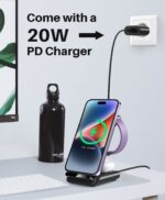 YLLZI 3-in-1 kabelloses Ladegerät – Induktive Ladestation für iPhone, Apple Watch & AirPods – Bild 5