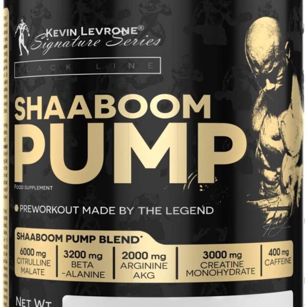 Kevin Levrone Shaaboom Pump Black Line 385g – Pre-Workout Booster mit Citrullin & Koffein