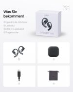 SHOKZ OpenFit Air – Open-Ear Bluetooth-Kopfhörer mit 28h Akku & IP54 Schutz – Bild 10