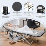 Yaheetech Feldbett 191x67 cm mit Matratze – Klappbares Campingbett bis 150 kg – Bild 5