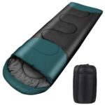 Sundom Schlafsack 3 Jahreszeiten 220x80 cm – 2-in-1 Camping Schlafsack wasserdicht & leicht