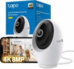 Tapo C260 4K Überwachungskamera Innen – 360° Rundumsicht mit KI-Erkennung & Bewegungsverfolgung
