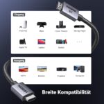 UGREEN HDMI 2.1 Kabel 5M – 8K@60Hz, 4K@240Hz, 48Gbit/s – Zertifiziert für PS5, Xbox Series X – Bild 7