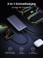 UGREEN Power Bank 20000mAh 45W – Schnellladen mit integriertem USB-C Kabel für Smartphones & Laptops – Bild 4