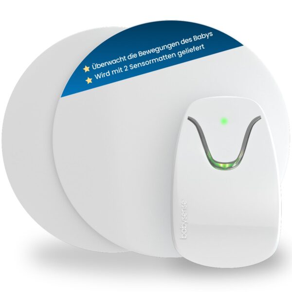 Babysense 7 Atembewegungsmonitor – Kontaktlose Überwachung mit 2 Sensormatten