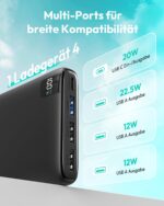 A ADDTOP Power Bank 20000mAh mit 22,5W Schnellladung – Externe Batterie für iPhone & Tablets – Bild 7