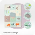 Momi Sensorische Patchwork-Matte VOLPI 120x160 cm – Spielmatte für Babys & Kleinkinder – Bild 5