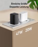 Anker 523 Charger 47W USB-C Ladegerät – Dual-Port Schnellladung für iPhone & iPad – Bild 5
