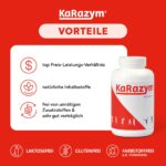 KaRazym 200 St. – Magensaftresistente Enzymtabletten für Gelenke, Muskeln & Venen – Bild 6