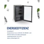 METRO Professional Getränkekühlschrank GPC1088, 88 L – Glastür-Kühlschrank für Gastronomie – Bild 4