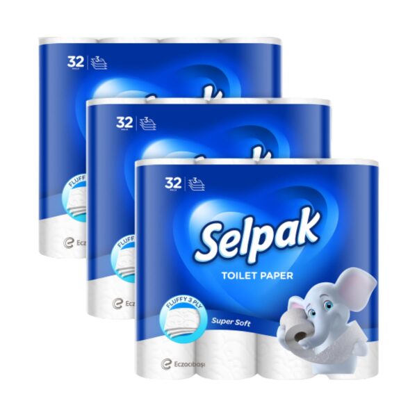 Selpak Toilettenpapier 3-lagig 96er Pack – Ultraweich & Reissfest aus 100% Zellulose