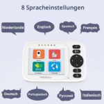 HelloBaby HB2438 Babyphone mit Kamera – 3,2 Zoll Display, Nachtsicht & 305 m Reichweite – Bild 8