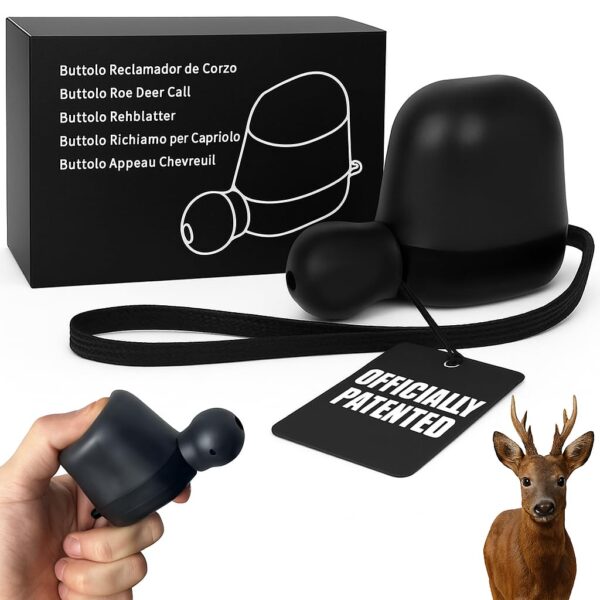 Buttolo Rehblätter Lockinstrument – Originaler Rehlocker für Wildbeobachtung & Jagd