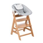 hauck Alpha+ Newborn Set Hochstuhl mit Neugeborenenaufsatz – Mitwachsend ab Geburt bis 90 kg