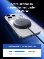 UGREEN Zapix 25W Qi2 Magnetisches Ladepad – iPhone Wireless Charger mit MagSafe – Bild 2
