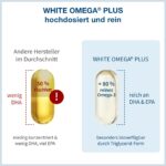 White Omega PLUS Omega-3 Kapseln – 800 mg EPA & DHA täglich – Herz-, Gehirn- & Augenfunktion – Bild 7