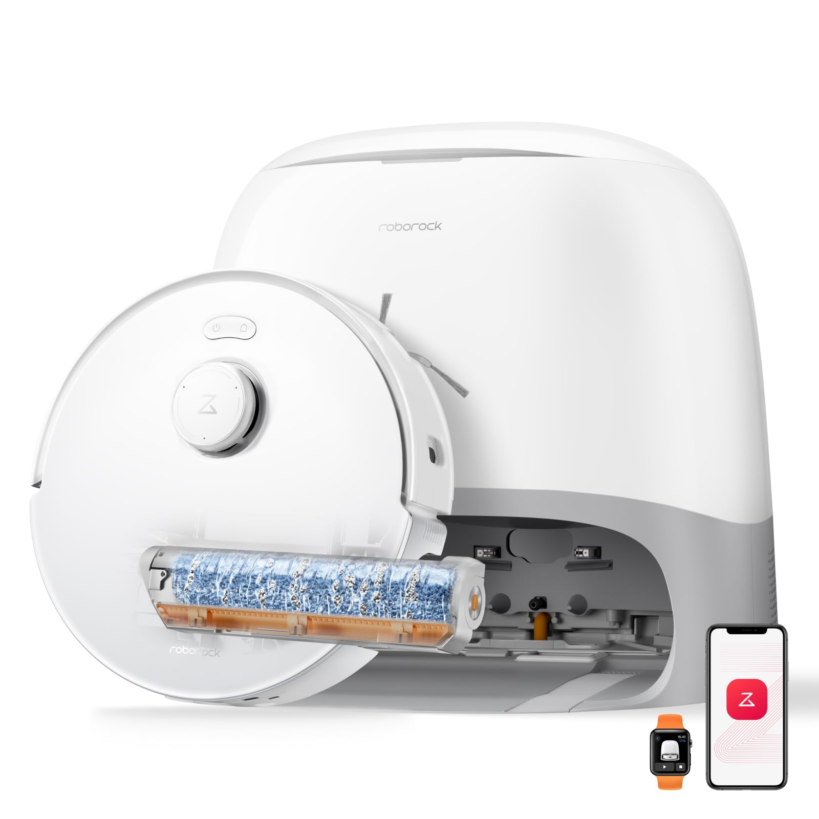 61j4hvcglNL._SY1600_.jpg roborock Qrevo Curv 2 Flow – Saug- & Wischroboter mit 20.000 Pa & All-in-One Dock – Bild 1